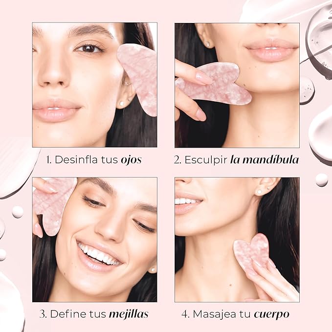 Rodillo Facial Y Gua Sha