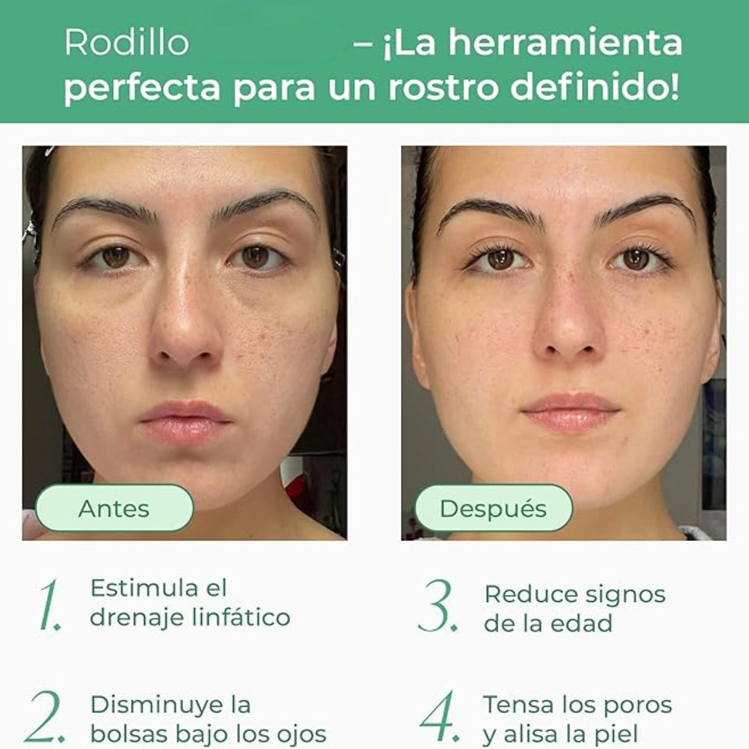 Rodillo Facial Y Gua Sha